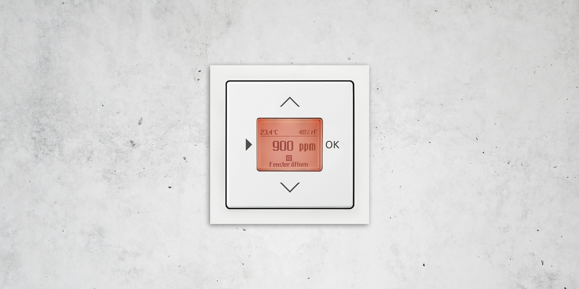 Busch-Raumluftsensor® CO2 bei Muster Elektro in Musterstadt